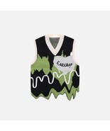 Wavy Color Block Knitted Sweater - $56.12 CAD