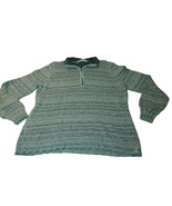 Woolrich Sweater XL Women&#39;s Quarter Zip Tanglewood Grey - £13.00 GBP