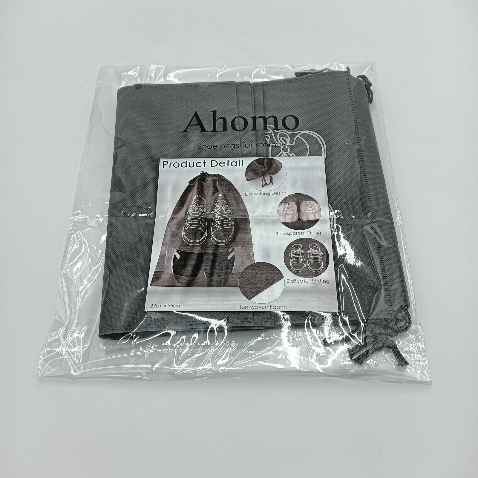 Ahomo Shoe bags for storage High quality non-woven drawstring shoe bag, ... - $12.99