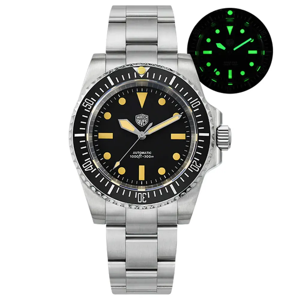 Watchdives WD1680 NH35 Automatic Stainless Steel Sapphire Crystal Wristw... - £154.26 GBP
