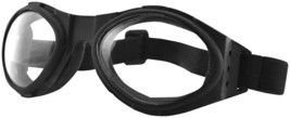 Bobster Eyewear Bugeye Goggles Black/Clear Lens BA001C - £15.12 GBP