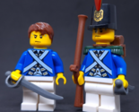 Lego Pirates Imperial Blue Coats Soldiers Lot x2 Minifigure Figures - £19.48 GBP