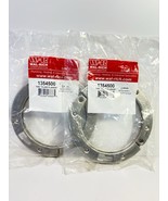 2 Pack Wal-Rich Clam Flange 1354500 Stainless Steel Two-Piece Toilet Rep... - $29.75