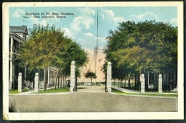 1920 Fort Sam Houston POSTCARD San Antonio TX Nic Tengg Antique Posted Edge Wear - £10.78 GBP