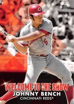 2022 Topps Welcome To The Show #WTTS44 Johnny Bench Cincinnati Reds ⚾ - £0.70 GBP