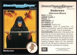 1991 TSR AD&amp;D Gold Border Dungeons &amp; Dragons RPG Fantasy Art Card #65 ~ Wizard - £5.61 GBP