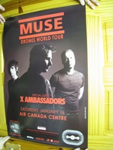 Muse Poster Drones World Tour X Ambassadors Band Shot - £70.81 GBP