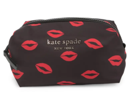 Kate Spade The Little Better Everything Puffy Lips Medium Cosmetic Case ... - £41.31 GBP