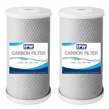 Big Blue CTO Carbon Block Water Filters 4.5&quot; x 10&quot; Whole House Cartridges WELL-M - £31.26 GBP