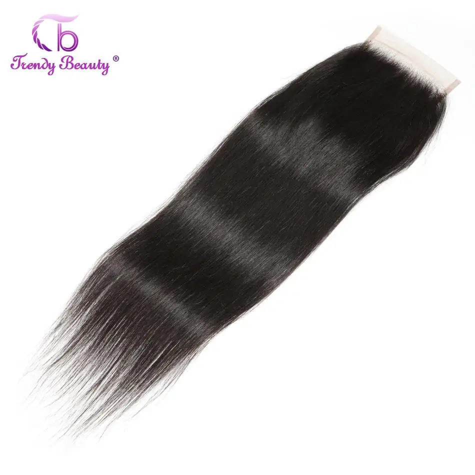 Peruvian Straight Lace Closure Human Hair Closure 5x5 Lace Closure Remy ... - $27.45+
