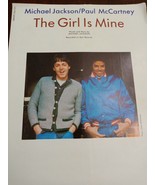 Michael Jackson Paul McCartney The girl is mine sheet music 1982 USA - $9.31