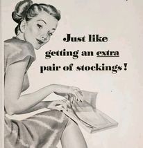 1947 Lux Thrifty Stockings Advertisement Beauty Fashion Accessories DWPP22 - $367.66 MXN