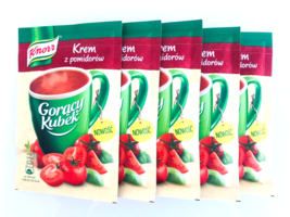 Knorr Soup In A Mug: Cream Of Tomato -Made In Poland-Pack Of 5 -FREE Shipping - $9.41