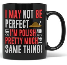 PixiDoodle Family History Pride Polish Coffee Mug (11 oz, Black) - £19.49 GBP+