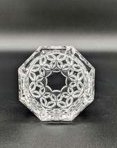 Vintage Clear Lead Crystal Glass Ashtray EUC   - £19.54 GBP