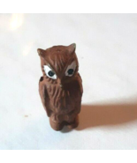 Dollhouse Tiny Brown Owl Bonsai Zen Fairy Garden Miniature Bird Dollhouse - $93.89 MXN
