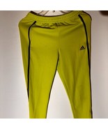 Adidas Climalite Youth Athletic Pants – Bright Yellow  Black Trim, Size ... - $328.66 MXN