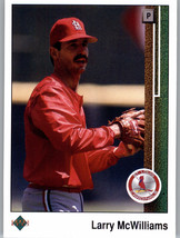 1989 Upper Deck 143 Larry McWilliams  St. Louis Cardinals - £0.77 GBP