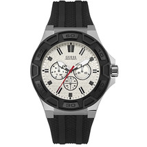 Guess Men&#39;s Force White Dial Watch - W0674G3 - £80.53 GBP