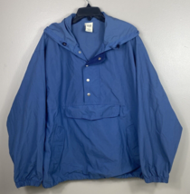 VINTAGE Gap Jacket Size Large Blue Pullover Windbreaker Quarter Zip Anor... - $18.70