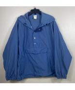 VINTAGE Gap Jacket Size Large Blue Pullover Windbreaker Quarter Zip Anor... - £14.70 GBP