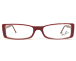 Ray-Ban Eyeglasses Frames RB5028 2073 Red Striped Cat Eye Rectangle 51-1... - $74.67