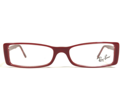 Ray-Ban Eyeglasses Frames RB5028 2073 Red Striped Cat Eye Rectangle 51-1... - £58.47 GBP