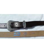 100% GENUINE OIL TAN LEATHER COWGIRL BELT, BROWN 1.25&quot; WIDE IN SIZES TO ... - $38.16 CAD+
