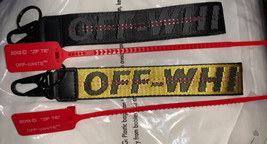 2PC OFF WHlTE Keychain Lanyard Strap Accessories Keys Fashionable Key Wrist... - $374.05 MXN
