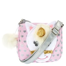Claires Club Crossbody Bag Purse Ariella the Unicorn Plush Pink Heart Girls - £13.56 GBP