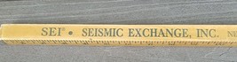 Vintage Wood Yardstick Seismic Exchange  Inc. Dallas Houston Denver - $12.99