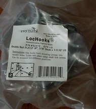 Triton LocHooks 52313 Double Rod 3&quot;L x .5&quot; 3/16&quot; Stock - BRAND NEW IN PA... - $9.89