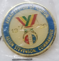 Ainad Legion of Honor 1999 Pin Shriners Allen Stevenson Commander - $15.15