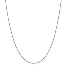 Sterling Silver Rhodium-plated .9mm Box 18 inch Chain with a 2 inch extention - $49.96