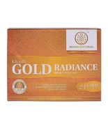 Khadi Natural Gold Radiance Mini Facial Kit 75gm scrub cream Ayurvedic F... - £15.23 GBP
