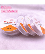 One Roll Round Flexible Elastic Crystal Line Rope Cord for Jewelry Makin... - $7.99