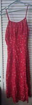 Summer Women&#39;s Red Floral Dress Small - $9.58 CAD