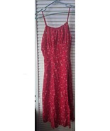 Summer Women&#39;s Red Floral Dress Small - $7.00