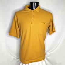 Men&#39;s Shirts Haband Polo Shirt for Men Yellow Large - £7.59 GBP