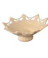 Westmoreland Milk Glass Ring and Petal Footed Fruit Bowl White 11.5&quot; x 4.5&quot; - £44.12 GBP