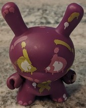 Dunny 3&quot; French Series Mist Purple Graffiti 3/25 Kidrobot 2008 Toy Vinyl Figure - £9.55 GBP