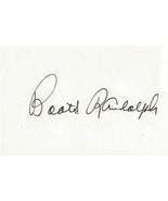 Boots Randolph Signed 3x5 Index Card Yakety Sax Benny Hill Theme - £15.56 GBP