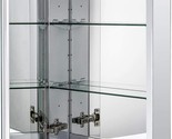 Fundin Aluminum Bathroom Medicine Cabinet With Frameless Double Sided, S... - $194.98