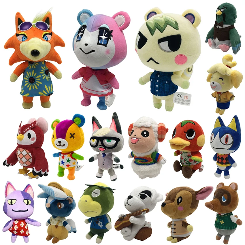 20-25cm Animal Crossing Kawaii Plush Toys Cartoon Animal Digital KK Tom Judith - £11.18 GBP+