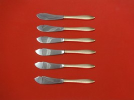 Rsvp by Towle Sterling Silver Trout Knife Set 6pc. Custom Made 7 1/2&quot; - £339.49 GBP