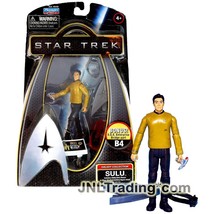 Year 2009 Star Trek Movie Galaxy Collection 4&quot; Figure - SULU  with Display Base - £19.97 GBP