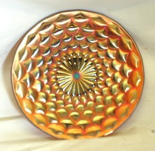 Westmoreland Amethyst Carnival Glass Fish Scales Plate - £15.56 GBP