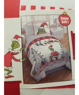 The Grinch Two-Piece Twin Comforter Bedspread  &amp; Sham Set Polyester Chri... - £94.17 GBP
