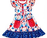 NEW Boutique 4th of July Ice Cream Girls Sleeveless Ruffle Dress - $5.99+
