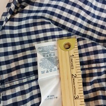 Land's End Traditional Fit Long Sleeve Men's Blue White Plaid Check Shirt 15 1/2 image 4